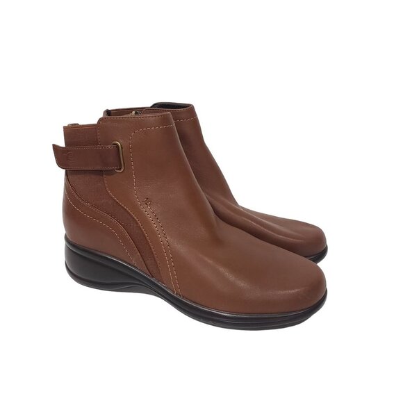 Easy Spirit Women's Casual Ankle Booties in Brown - Size 6.5 - Picture 1 of 7